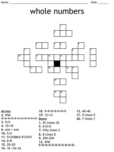 whole number crossword clue|full number crossword clue.